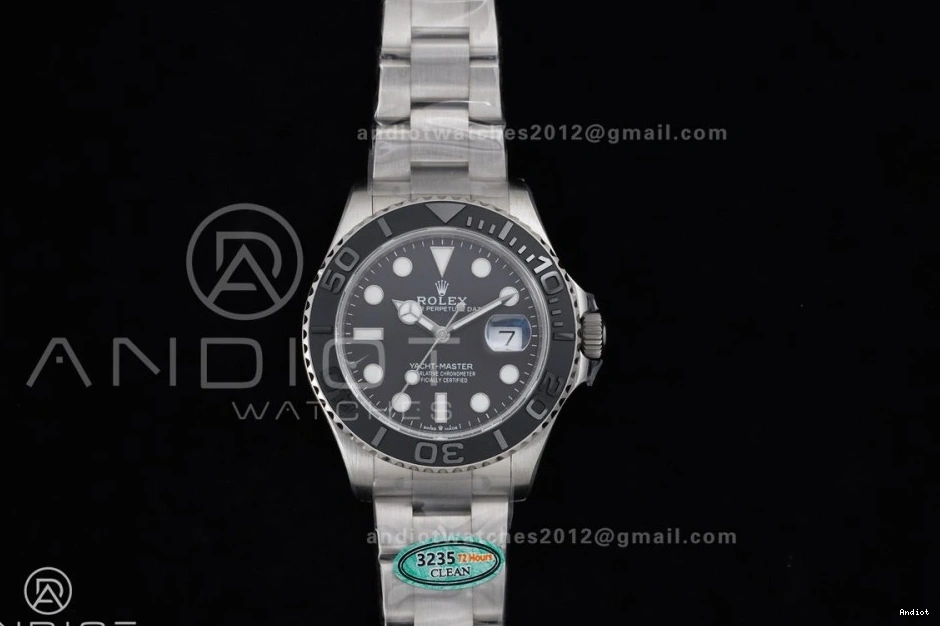 226627 Best Clean Dial SH3235 Yacht-Master 1:1 Edition Titanium Bracelet Black Titanium On 0901